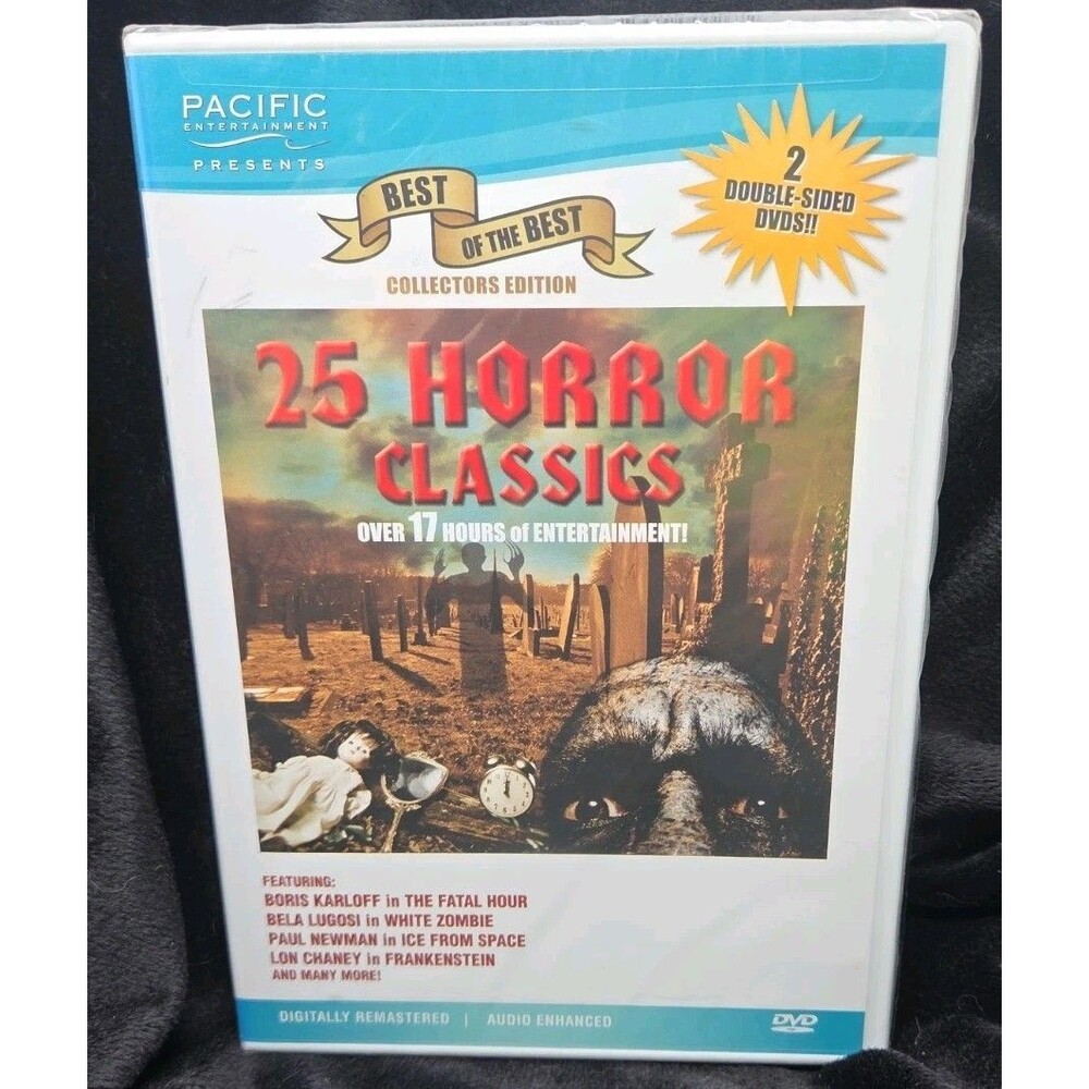 Pacific International 25 Horror Classics DVD New Sealed...Happy Halloween!